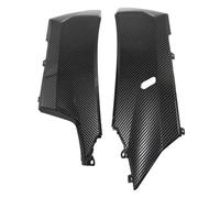 Motorcycle Spoiler 1 Pair Front Bodywork Lower Side Foot Step Fairing Footpeg Outside Cover Motorcycle Accessories For ADV160 2023 2024(Carbon Look)