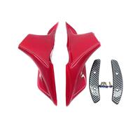 Motorcycle Spoiler For CBR650R 2019 2020 2021 2022 2023 Motorcycle Side Spoiler Winglets Aerodynamic For Wing Air Wind Deflector Universal Modified Accessory(Red)