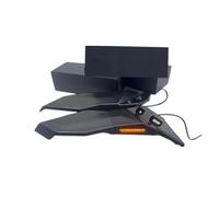 Motorcycle Spoiler For CFMOTO 450 SR 450SR Motorcycle Wind Wing Side Rearview Mirror With Turn Signal Lamp Carbon Wing(Matte Black)