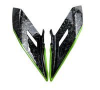 Motorcycle Spoiler For CFMOTO For CF450SR 450SR 450 SR 2022-2023 Motorcycle Parts Front Side Downforce Naked Spoilers Fixed Winglet Fairing Wings(Forge pattern green)