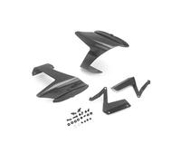 Motorcycle Spoiler For For ZX-6R 636 2024-2025 Aerodynamic Headliner Tail Fin GP Spoiler Fairing Kit Motorcycle Side Fixed Wing(Forged)