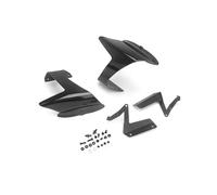 Motorcycle Spoiler For For ZX-6R 636 2024-2025 Aerodynamic Headliner Tail Fin GP Spoiler Fairing Kit Motorcycle Side Fixed Wing(Gloss Black)