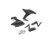 Motorcycle Spoiler For For ZX-6R 636 2024-2025 Aerodynamic Headliner Tail Fin GP Spoiler Fairing Kit Motorcycle Side Fixed Wing(Matte Black)