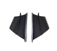 Motorcycle Spoiler For K1300S For R1100 Motorcycle Side Spoiler Winglets Aerodynamic For Wing Air Wind Deflector Winglet Fixed Universal Modification Parts(Black2)
