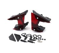 Motorcycle Spoiler For MT-09 SP 2017-2020 Motorcycle Side Downforce Naked Spoilers Fixed Winglet Fairing Wing Motorcycle Wind Wing(Red)