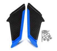 Motorcycle Spoiler For NINJA250/3000/400/650 For ZX6R For ZX10R For Ninja 1000SX Front Fairing Aerodynamic Winglets Side Spoilers Decorative Dynamic Wing Motorbike Spoilers(Blue)