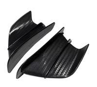 Motorcycle Spoiler For Nmax For Xmax For R3 Motorcycle Side Spoiler Winglets Aerodynamic For Wing Motorbike Air Wind Deflector Universal Modified Accessory(Black3)