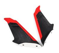 Motorcycle Spoiler For R15 For R25 For RSV4 Motorbike Side Spoiler Motorcycle Aerodynamic For Wing Air Wind Winglet Fixed Universal Upgrade Accessories(Red)