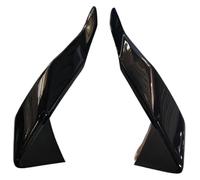 Motorcycle spoiler For R25 R3 2019-2022 Motorcycle Left Right Front Pneumatic Fairing Wing Tip Cover Protector(Black)