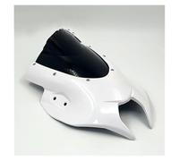 Motorcycle Spoiler For Suzuki GSX250R GSX-250R GSXR250 2017-2024 + Motorcycle Windshield Windscreen Aluminum Kit Deflector Wing(WhiteBlack)