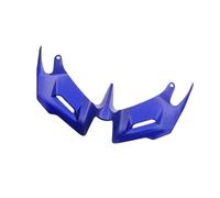 Motorcycle Spoiler For Y&amaha YZF R3 R25 2014-2021 Front Aerodynamic Fin Windshield Fairing Wing Shell Cover Motorcycle Front Fairing Winglet Fairing(Matte bl-ue)