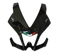 Motorcycle Spoiler Motorcycle Front Headlight Hood Fairing Panel Cover Nose Head Cowl For RS4 125 2012-2015 For RSV4 1000 2010-2015 Wing(Bright black 3)