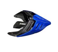 Motorcycle Spoiler Wing For Ducati For Panigale V4 V4S V4R V2 For Streetfighter Hump Cowling Single Core Accessories Rear Seat Tail Cover Fairing Winglets(Carbon fiber blue)
