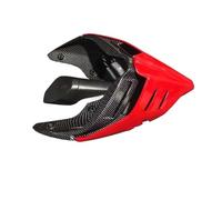 Motorcycle Spoiler Wing For Ducati For Panigale V4 V4S V4R V2 For Streetfighter Hump Cowling Single Core Accessories Rear Seat Tail Cover Fairing Winglets(Carbon fiber red)