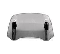 Motorcycle Spoiler Wing For Silver For Wing GT 400 600 ST1300 A STX1300 Motorcycle Windshield Extension Spoiler Windscreen Air Deflector(Light Smoke)