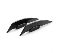 Motorcycle Spoilers 1 Pair Universal Motorcycle Winglet Aerodynamic Spoiler Dynamic Wing Decoration Sticker For Motorcycles E-bikes Scooters Etc(1 Pair Black)