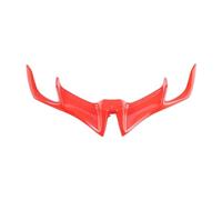 Motorcycle Spoilers For R15 V3 2017 2018 2019 2020 Shark Fin Beak Motorcycle Front Fairing Winglet Wing Cover Trim Front Fairing(Red)