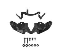 Motorcycle Spoilers Motorcycle Front Naked Downforce Spoilers For Z900 For Z 900 2020-2024 Extension Cowl Winglet Aerodynamic Beak Nose Cone(Gloss black)