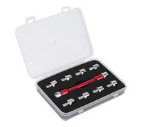 Motorcycle Spoke Torque Wrench-10 Piece Interchangeable Head Set,Maintain Uniform Rim Tension,Prevent Wheel Wobble Vibration,Portable Roadside Repair Tool,Professional Steel Spanner| For Riders