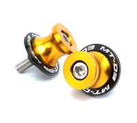 Motorcycle Spools For Yamaha MT03 MT-03 2010-2024 Motorcycle CNC M6 Rocker Arm Spool Bracket Screw Slider(Gold)