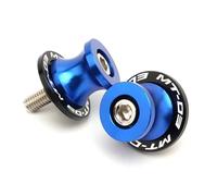 Motorcycle Spools For Yamaha MT03 MT-03 2010-2024 Motorcycle CNC M6 Rocker Arm Spool Bracket Screw Slider(Blue)
