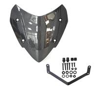 Motorcycle Sport Windshield Windscreen Visor Viser For Tricity 300 Tricity300 Wind Shield Screen Deflectors Accessories Wind Deflector Windshield Windscreen(Carbon)