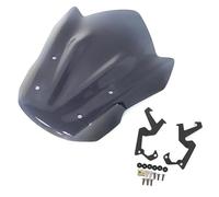 Motorcycle Sport Windshield Windscreen Wing Deflector For SUZUKI GSX-S125 GSXS-125 Gsxs125 2017-2022 Wind Shield Screen Fairing Motorbike Windscreen Deflector(Smoke)