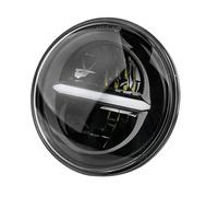 Motorcycle Spot Lights 7" Inch H4 LED Moto Headlight For Softail For Slim For Fat Boy 7inch Headlights With DRL Hi Low Led Motorcycle Headlamp(Shape A)