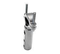 Motorcycle Spotlight Bracket - Aluminum Alloy Rearview Mirror Extension Mount, Sturdy & Lightweight Accessory | Secure Auxiliary Light Holder for Motorcycles Scooters Touring Street Riding