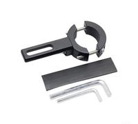 Motorcycle Spotlight Bracket Aluminum Alloy Shock Absorbing Clamp for LED Headlights Round Tube Mount Handlebar Fog Light Kit