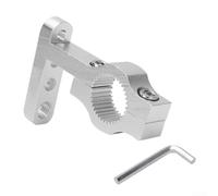 Motorcycle Spotlight Bracket with Multi-Hole Mounting Design for Fog Light and Exterior Light Applications (Silver)