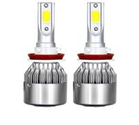 Motorcycle Spotlights For VICTORY For Vegas 8-Ball 2006 2007 2008 Motorcycle Headlight LED Bulbs 6000K White 8000K Ice Blue H11 H9 H8 Lamp(6000K White)