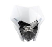 Motorcycle Spotlights Motorbike LED Headlight Headlamp Fairing For EXC EXCF SXF XC XCF MX Motorcycle Dirt Bike Accessories Spotlight Lamp(WHITE)