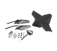 Motorcycle Spotlights Motorcycle Turning Light Bracket Rear Left And Right Accessories LicenseLamp LED Headlight (Full Set)