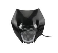 Motorcycle Spotlights Universal Motorcycle LED Headlight For EXC XC SX MX 125 250 300 450 For Enduro For Supermoto DirtBike Modified Parts Spotlight Lamp(C Black)