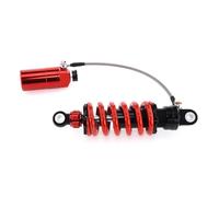 Motorcycle Spring Damper For Kawasaki For 205mm 235mm Motorcycle Rear Damping Adjustment Built-in Hydraulic Airbag Shock Absorber(235mm Red)
