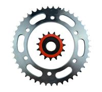 Motorcycle Sprocket Set 15T Front 45T Rear For 428 Drive Chain Compatible With Yamaha YBR250 XG250 XT250 Series XT250X Serrow(Sprocket Kit)