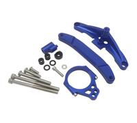 Motorcycle Stabilizer Linear Dampers Mounting Support Steering Damper Bracket Set for FZ1 For FAZER 2006-2015 Motorbike Stabilizer(A Blue)