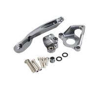 Motorcycle Stabilizer Steering Damper Bracket Mount Support Kit Compatible With CBR600RR CBR 600RR CBR 600 2007 2008 2009 2010 2011 2012 2013 2014 2015 2016 Universal Fit(Titanium)