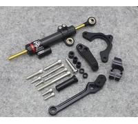 Motorcycle Stabilizer Steering Damper Mount Bracket Support Kit For Kawasaki Z900 Z 900 2017 2018 Damper Mounting Kit Steering Dampers Stabiliser(Color 1)
