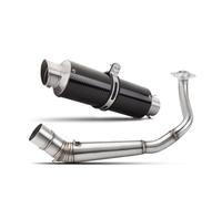 Motorcycle stainless steel exhaust pipe tailpipe For PCX125 For PCX150 Full System 2018 2019 2020 2021 2022 Motorcycle 51mm Slip On Exhaust