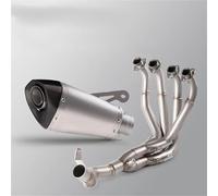 Motorcycle Stainless Steel External Front Section Large Head Tail Exhaust Pipe For Ninja For Z900 2017-2020 S1000R(Style 1)