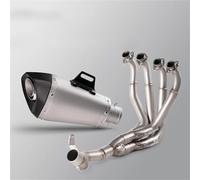 Motorcycle Stainless Steel External Front Section Large Head Tail Exhaust Pipe For Ninja For Z900 2017-2020 S1000R(Style 4)