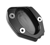 Motorcycle Stand Extender For Triumph for Speed for Twin 1200 | For Triumph for Speed for Twin 1200 Thruxton 1200/1200R Motorcycle Kickstand Extension Plate Foot Side Stand Enlarge Pad(BK)