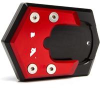Motorcycle stand extender Motorcycles For Yamaha for XMAX 300 for X-MAX Xmax300 2017-2019 Motorcycle CNC Kickstand Foot Side Stand Enlarger Plate Support Extension(Red)
