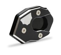 Motorcycle Stand Extension Pad For Kawasaki For NINJA For ZX6R For Z900 Kickstand Extender Side Stand Foot Pad Enlarge Support Plate(Black)