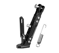Motorcycle Stand Motorcycle Adjustable Bracket Kick Side Bracket Motocross Stand Parts For Rs50 For Rs125 For Pegaso 650(Black)