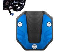 Motorcycle Stand Pad - Bike Anti-Fall Side Stand, Stable Enlarged Base Visual, 5.8x5.3cm Plate Dimensions + 150g Weight, Aluminium Alloy Metal - For electriic biicycle Parking & Anti Fall