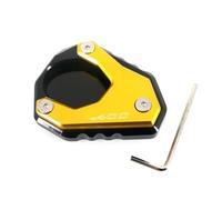 Motorcycle stand pad Motorcycle Kickstand Foot Side Stand Extension Support Plate Pad Fit For NINJA400 NINJA 400 Z400 2018-2023(Z400-Gold)
