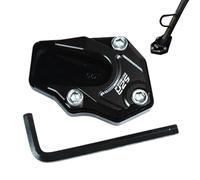 Motorcycle Stand Pad | Motorcycle Stand Foot Extension Pads Aluminum Alloy Support Plate | Non-slip Side Bracket Motorbike Support for Enhanced Stability